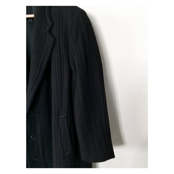 High Quality Vintage Giorgio Armani 100% Wool Oversized Long Coat Made In ITALY - Picture 7 of 11
